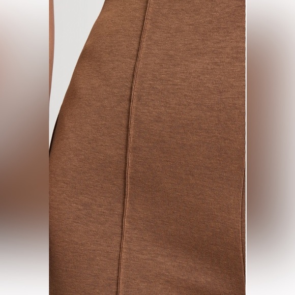 Victor Glemaud Shopbop Brown High-Rise Wide Leg Sweater Trousers Pants Large - Picture 6 of 13